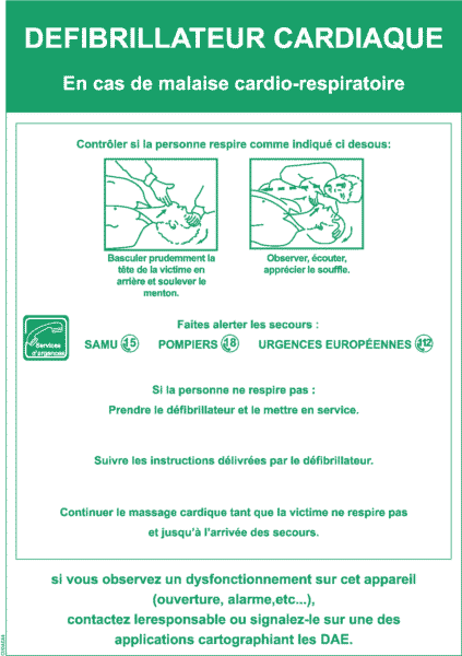 Consigne Utilisation D Fibrillateur Pvc Format A Securplan